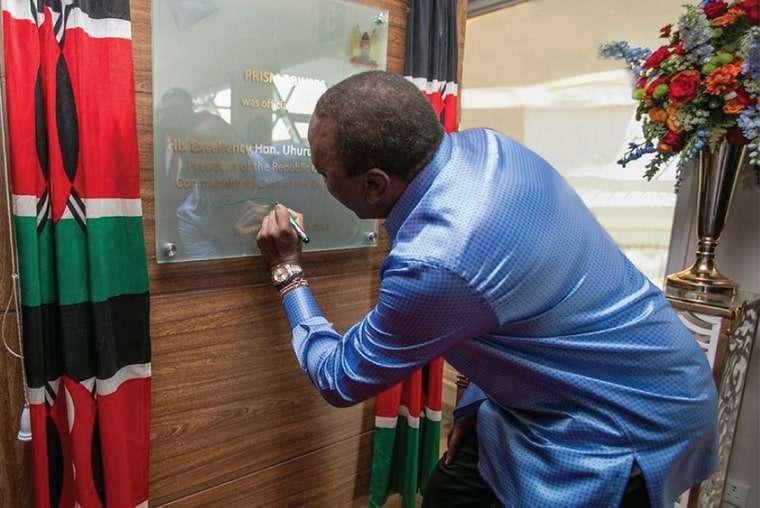 Prism Tower Inaugurated by H.E. President Uhuru Kenyatta