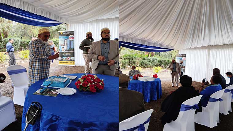 courtyard ground breaking