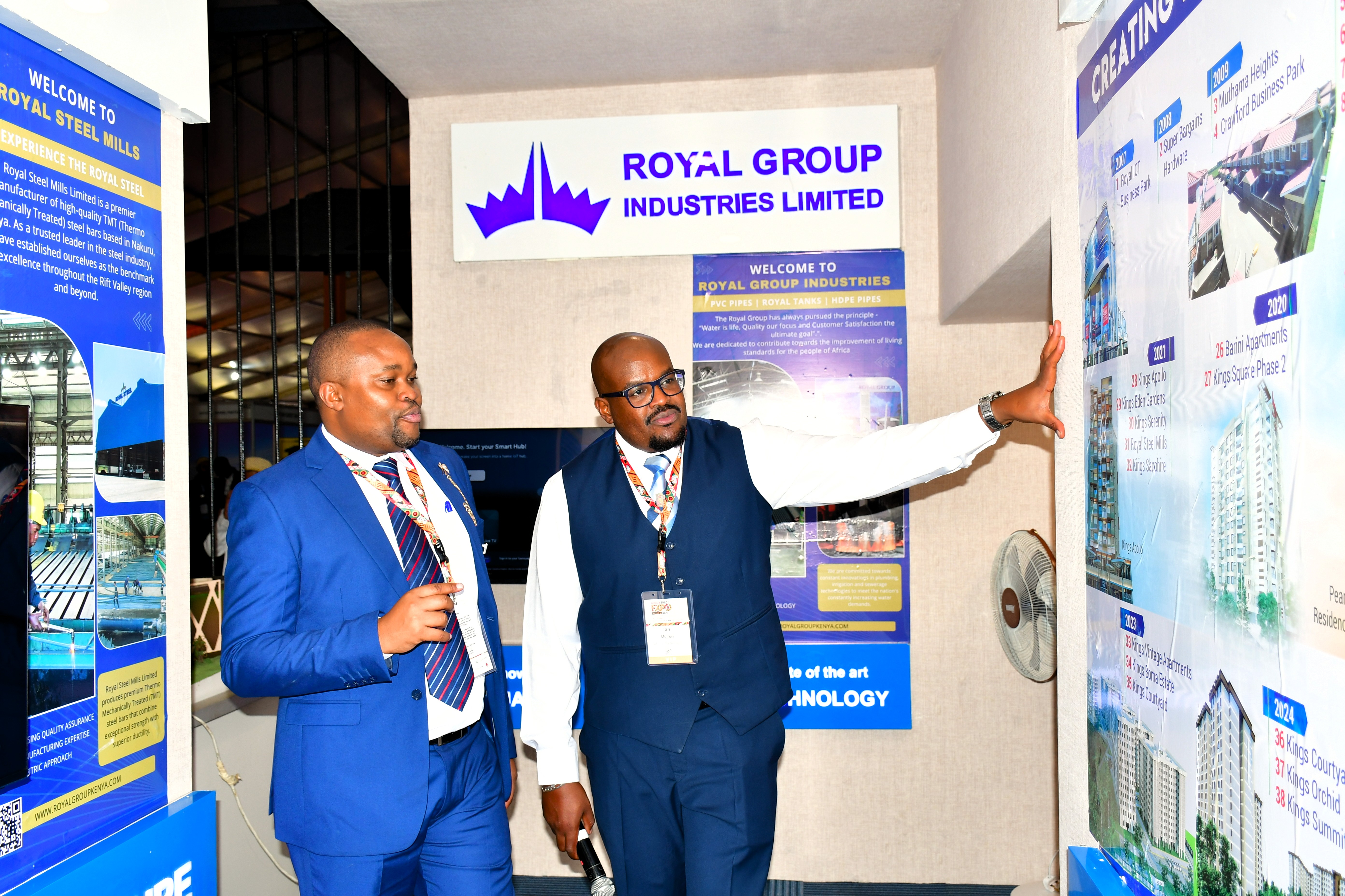 kings developers team at the trade expo